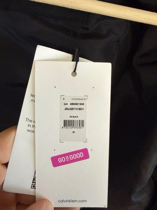 Chaqueta Bomber Calvin Klein Negra