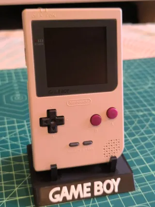 Game Boy Pocket IPS LCD Gris