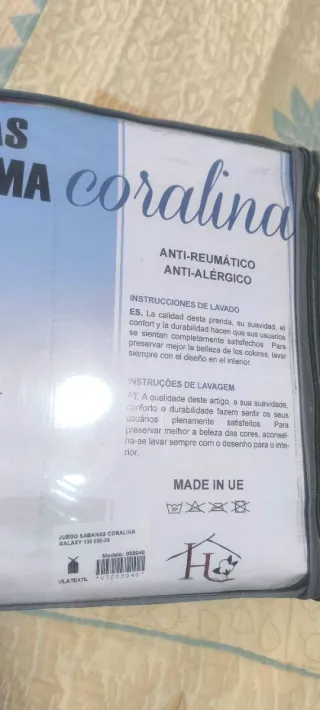 Sábanas Coralina Rosa 135 cm