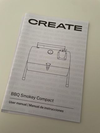 Barbacoa ahumadora CREATE negra