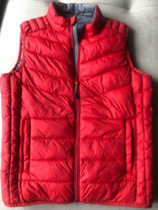 Chaleco acolchado rojo