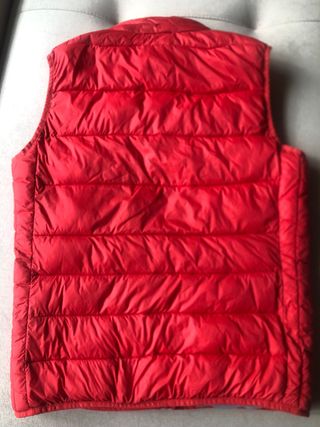 Chaleco acolchado rojo