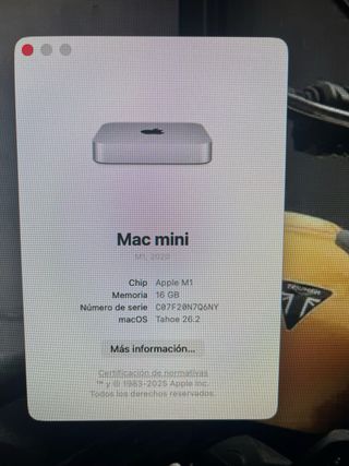 Mac Mini M1 16GB RAM 256GB SSD