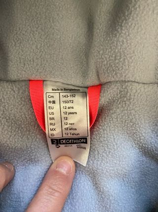 Giacca a vento bambina grigia