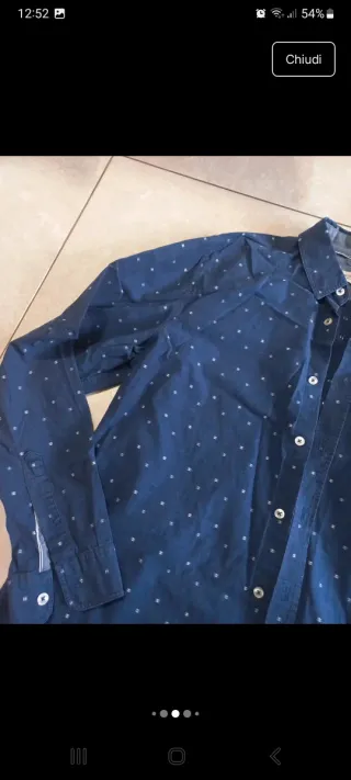 Camicia uomo Lacoste vintage in cotone