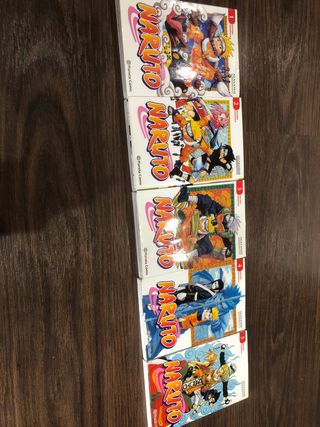 5 primeros tomos de naruto