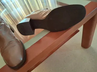 Botines Hispanitas Beige/Marrón