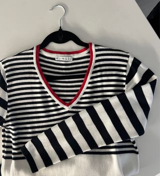 Vestido largo tipo jersey