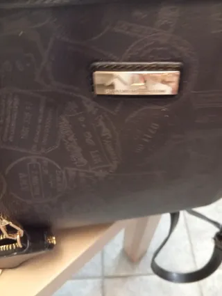 Borsa Alviero Martini donna nero e oro