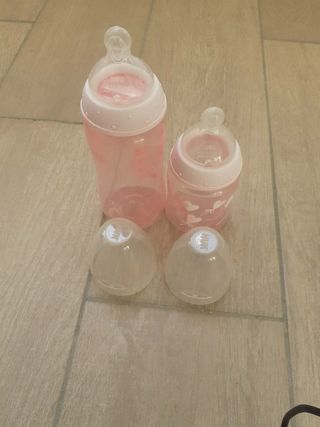 Set 2 Biberon NUK Rose&
