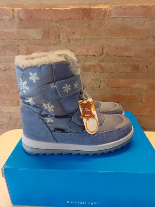 Botas de nieve Richter azules y blancas talla33