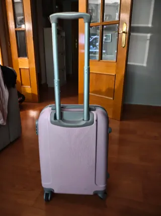 Maleta de cabina rosa