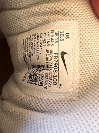 Zapatos de béisbol Nike blancos