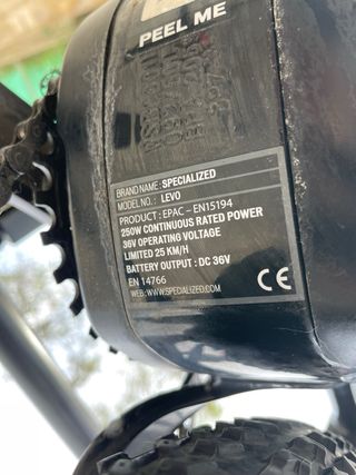 Bicicleta Eléctrica Specialized Levo