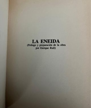 La Eneida (Virgilio)