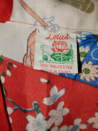 Kimono Estampado Geishas Flores