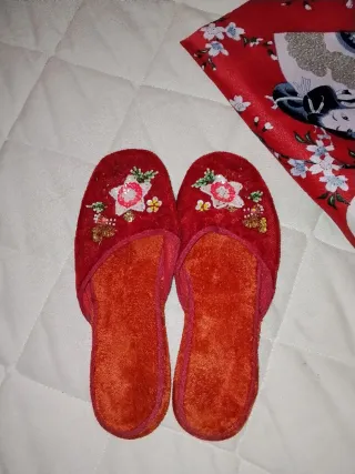 Kimono Estampado Geishas Flores