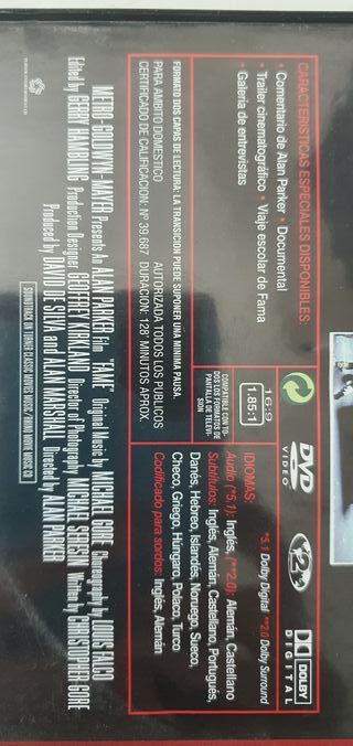 Fama (1980) DVD ¡IMPOLUTO! Edición Doméstica