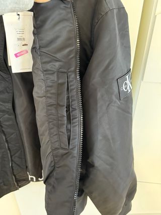 Chaqueta Bomber Calvin Klein Negra