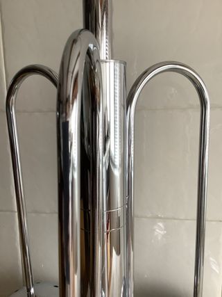 Lampada Space Age Cromo