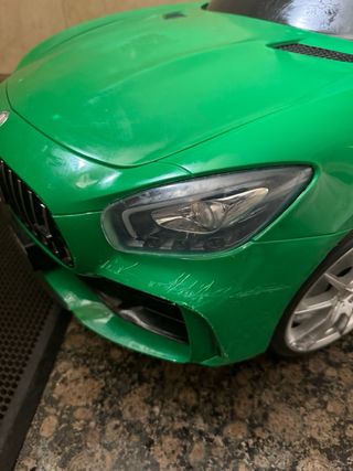 Coche Eléctrico Infantil Mercedes AMG Verde