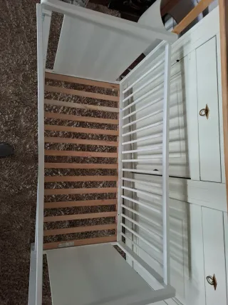 Cuna infantil 120x60 cm y colchón