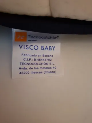 Cuna infantil 120x60 cm y colchón