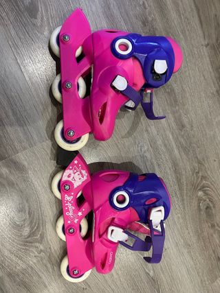 Patines Oxelo niña talla 26-28 y protecciones
