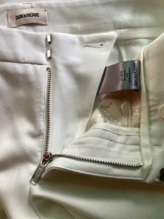 Zadig & Voltaire. Pantalones blancos. No negociabl