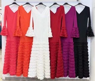 Traje Flamenca Volantes Talla Única