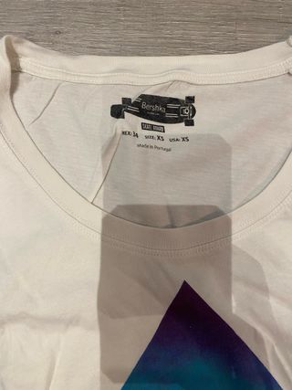 Pack 4 Camisetas Hombre Bershka Talla S