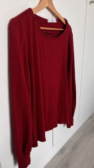 Jersey Mango Rojo Manga Larga