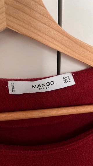 Jersey Mango Rojo Manga Larga