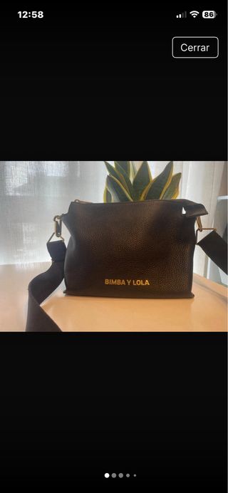 Bolso Bimba y Lola Negro Piel