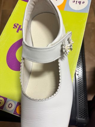 Zapatos comunión niña blancos