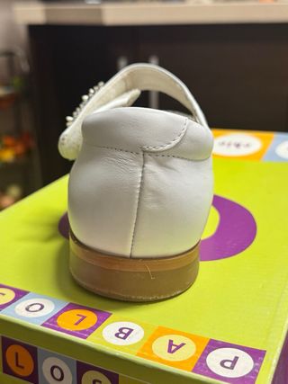 Zapatos comunión niña blancos