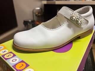 Zapatos comunión niña blancos