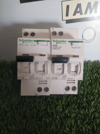 2 DPN VIGI 2p C16A diferencial Schneider