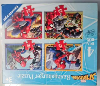 Puzzle Ravensburger Super Mario 3x49 y Espiderman