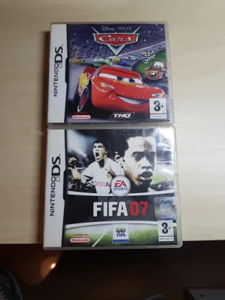 2 Juegos Nintendo DS: Cars y FIFA 07