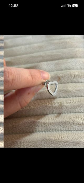 Pendientes Guess Corazón Plata