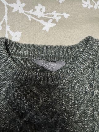 Jersey de punto trenzado niño talla 6-7