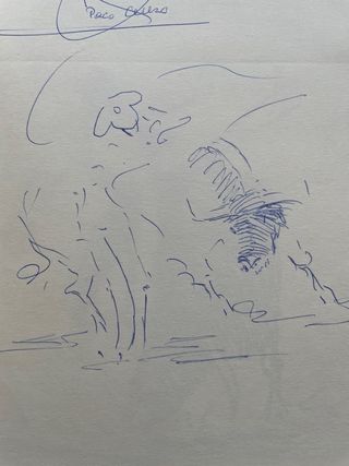 ROMANCERO TORERO Firmado y dibujo Paco Cerezo