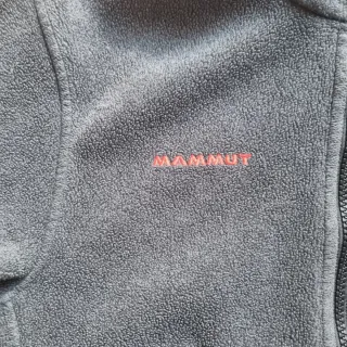 Felpa pile grigia zip donna Mammut M