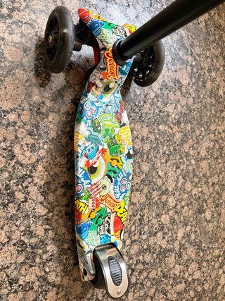 Patinete infantil 3 ruedas con luces