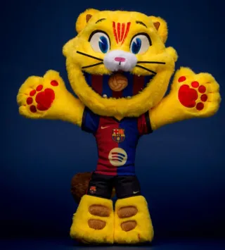 Peluche Gato FC Barcelona