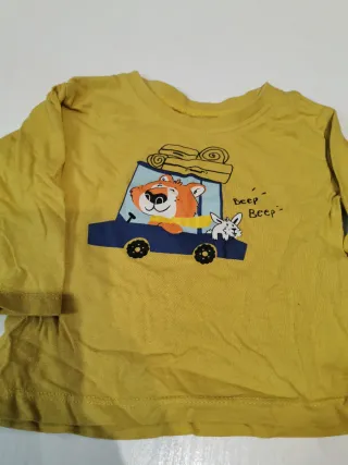 Conjunto 2 Camisetas Manga Larga Niños