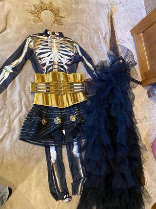 Disfraz Catrina Dorada Talla Única