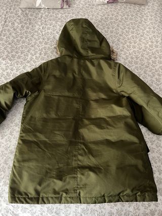 Abrigo Ralph Lauren verde con capucha