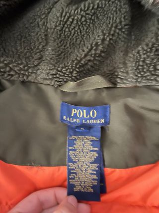 Abrigo Ralph Lauren verde con capucha